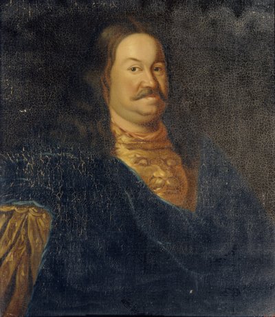 Portrait of Senator Prince Yakov Fyodorovich Dolgorukov 1639-1720, Early 18th century by Unbekannt