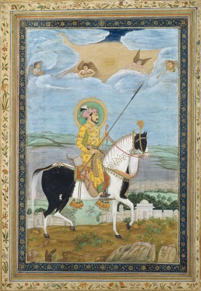 Portrait of Shah Jahan on Horseback by Unbekannt