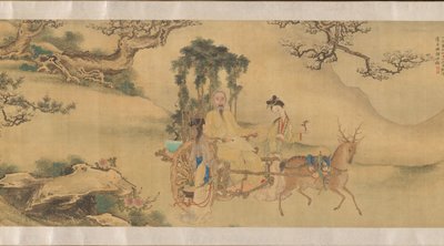 Portrait of Shaoyu in the guise of Liu Ling by Unbekannt