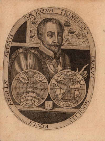 Portrait of Sir Francis Drake by Unbekannt
