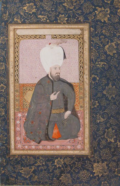 Portrait of Sultan Ahmet I, early 17th century by Unbekannt