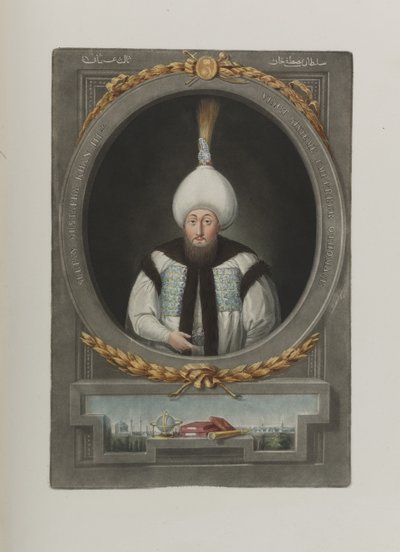 Portrait of Sultan Mustafa III by Unbekannt