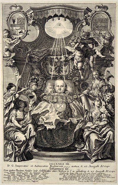 Portrait of Tsar Ivan VI Antonovich of Russia by Unbekannt