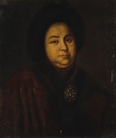 Portrait of Tsarina Evdokiya Feodorovna Lopukhina, Wife of Tsar Peter I of Russia by Unbekannt