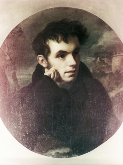 Portrait of Vasily Zhukovsky, Poet and Friend of Alexander Pushkin, painting by O. Kiprensky by Unbekannt