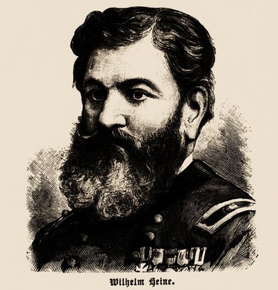Portrait of Wilhelm Heine 1827-1885, 1886 by Unbekannt