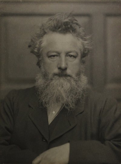 Portrait of William Morris, 1834-1896, c. 1886 by Unbekannt