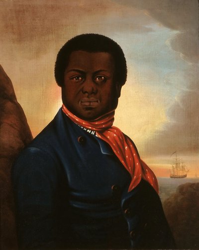 Portrait of a Black Sailor Paul Cuffe by Unbekannt