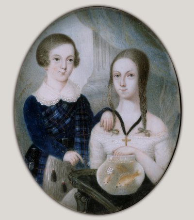 Portrait of a Brother and Sister by Unbekannt