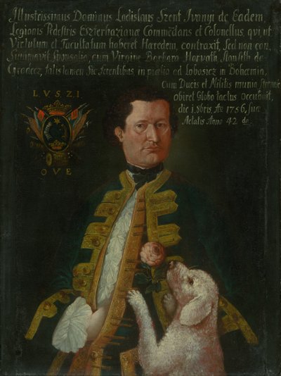 Portrait of Ladislav Szent Iványi from Svätý Ján by Unbekannt