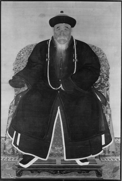 Portrait of a Manchu Official by Unbekannt