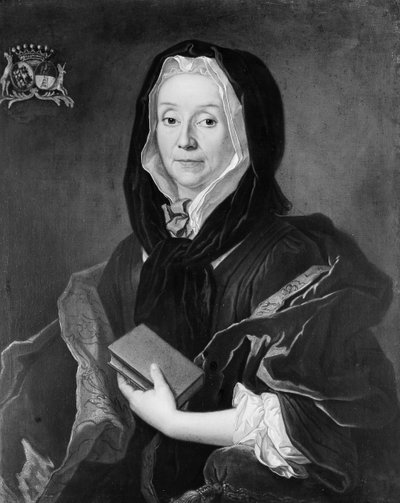 Portrait of a Woman Holding a Book by Unbekannt
