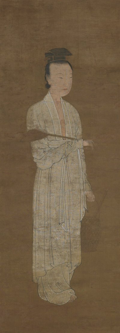 Portrait of a Woman in White: Lu Meiniang by Unbekannt