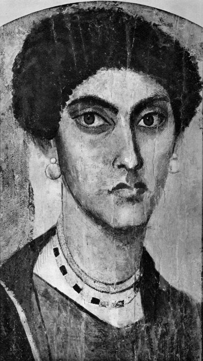 Portrait of a Lady, Al-Fayyum, Egypt, 2nd Century by Unbekannt