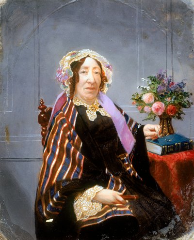Portrait of a Lady, Hand-Coloured Ambrotype, c. 1860 by Unbekannt