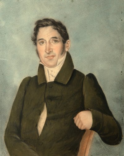 Portrait of a Man Wearing a Frock Coat Poltoratsky by Unbekannt
