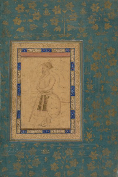 Portrait of an Unidentified Noble from Shah Jahans Court by Unbekannt