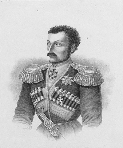Portrait of Major General Nikolay Sleptsov by Unbekannt