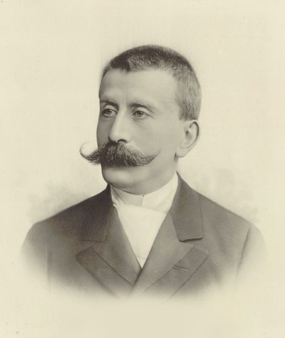 Portrait of pianist and composer Moritz Moszkowski, 1854-1925 by Unbekannt
