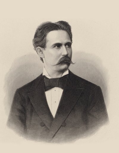 Portrait of Pianist and Composer Xaver Scharwenka, 1850-1924, c. 1880 by Unbekannt