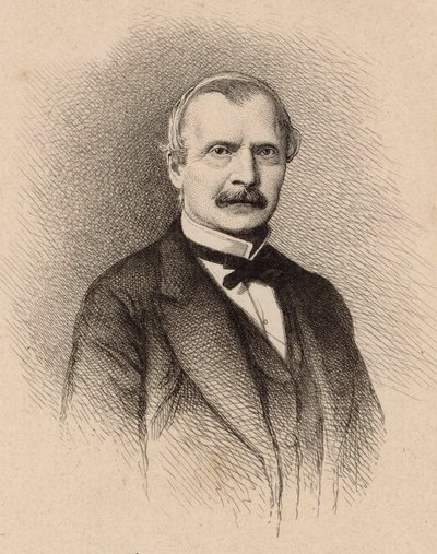 Portrait of the Composer Auguste Mermet 1810-1889 by Unbekannt