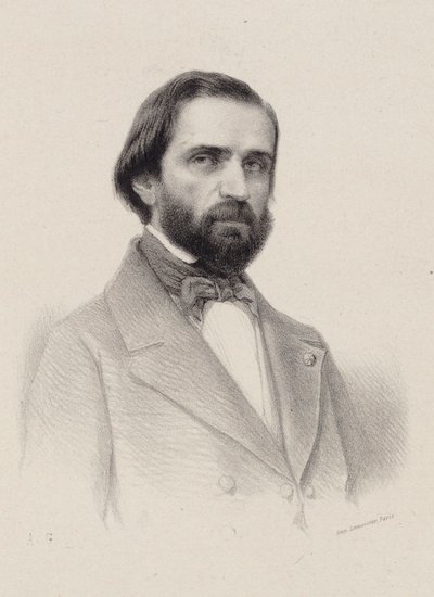 Portrait of the Composer Giuseppe Verdi by Unbekannt
