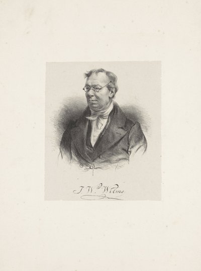 Portrait of the Composer Johann Wilhelm Wilms by Unbekannt