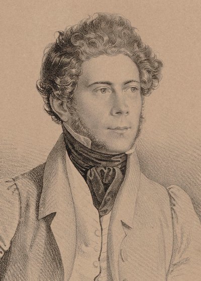 Portrait of the Composer Joseph Lanner by Unbekannt