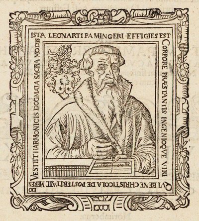 Portrait of the Composer Leonhard Paminger by Unbekannt