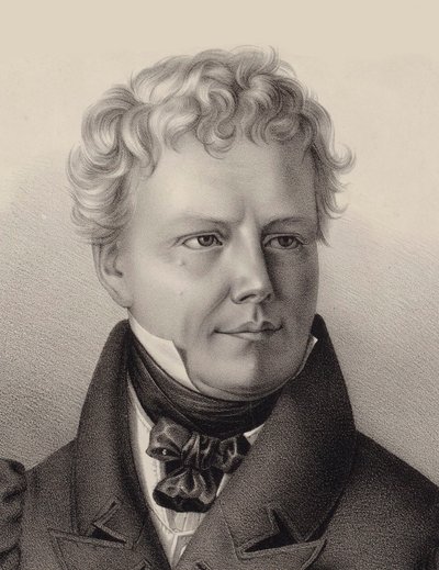 Portrait of the Composer Xaver Schnyder von Wartensee by Unbekannt
