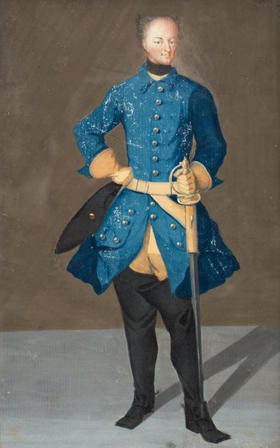 Portrait of King Charles XII of Sweden 1682-1718, 1710s by Unbekannt