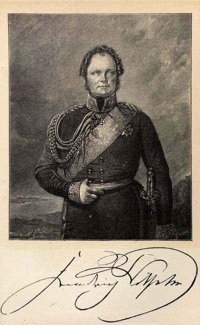 Portrait of King Frederick William IV of Prussia 1795-1861 by Unbekannt