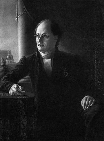 Portrait of the Poet Johan Ludvig Runeberg 1804-1877 by Unbekannt