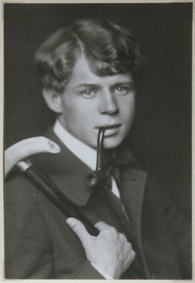 Portrait of the Poet Sergei Yesenin by Unbekannt