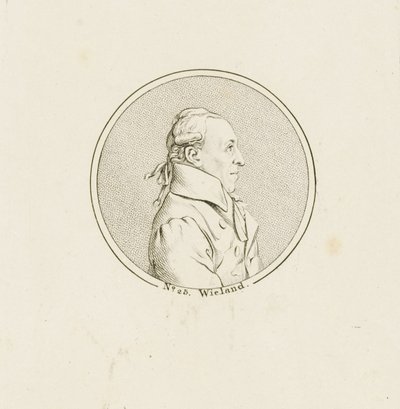 Portrait of the Poet and Writer Christoph Martin Wieland by Unbekannt