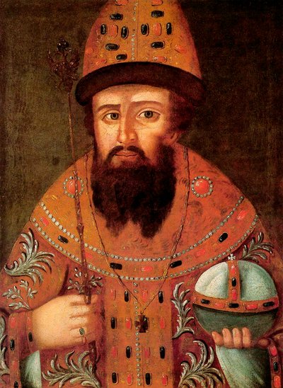 Portrait of Tsar Michail I Fyodorovich of Russia, 1596-1645, early 17th century by Unbekannt