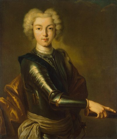 Portrait of the Tsar Peter II of Russia by Unbekannt