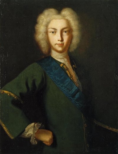 Portrait of the Tsar Peter II of Russia by Unbekannt