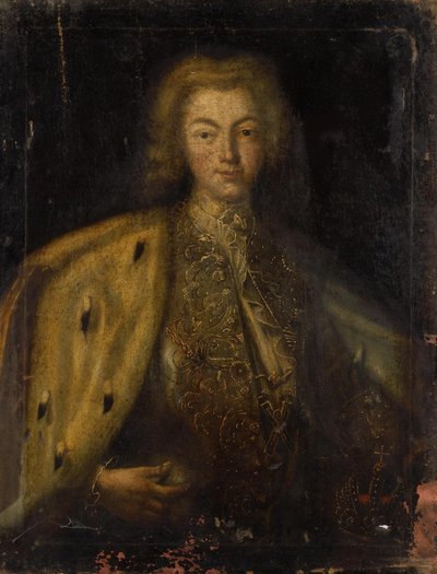 Portrait of Tsar Peter II of Russia by Unbekannt