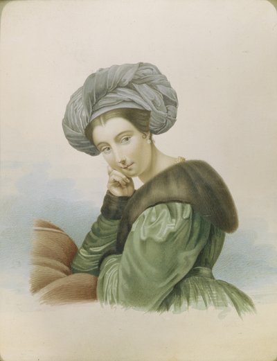 Portrait of the Actress Ekaterina Semyonova, Early 19th Century by Unbekannt