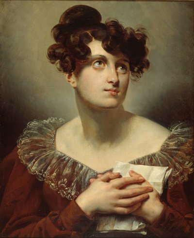 Portrait of the Actress Mademoiselle Mars Anne Francoise Hyppolyte Boutet by Unbekannt