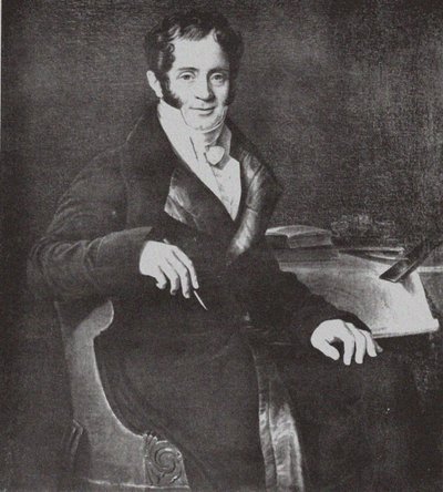 Portrait of the Architect Carlo Rossi 1775-1849 (after Ch. Mitoire) by Unbekannt