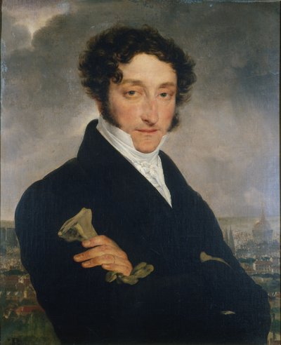 Portrait of the author Charles Nodier by Unbekannt
