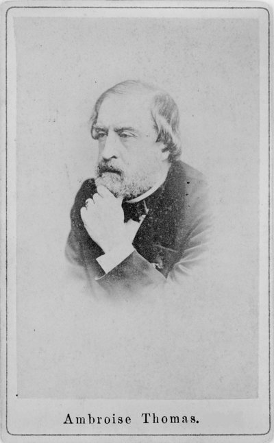 Portrait of the Composer Amboise Thomas, ca. 1860-1870 by Unbekannt