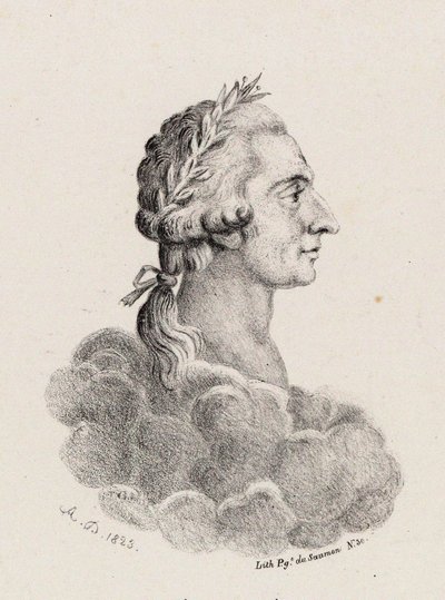 Portrait of the composer Antonio Sacchini by Unbekannt