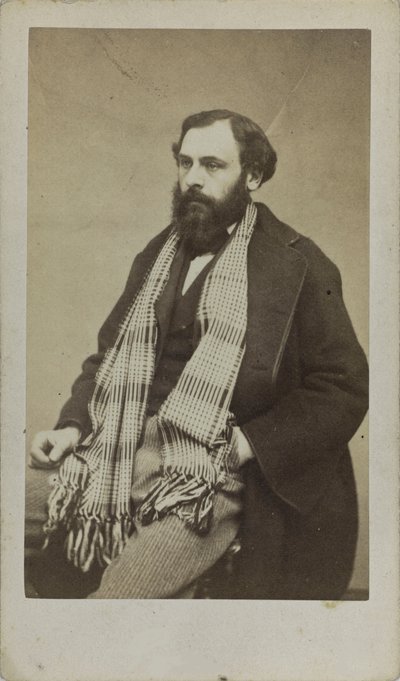 Portrait of the composer Ferdinand Poise 1828-1892, c. 1875 by Unbekannt