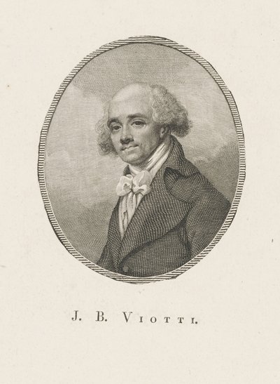 Portrait of Giovanni Battista Viotti, Composer (1755-1824) by Unbekannt