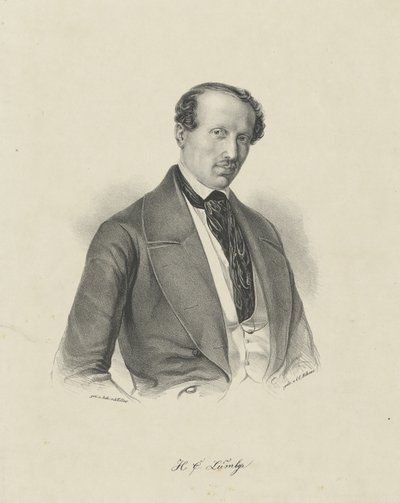 Portrait of the Composer Hans Christian Lumbye by Unbekannt