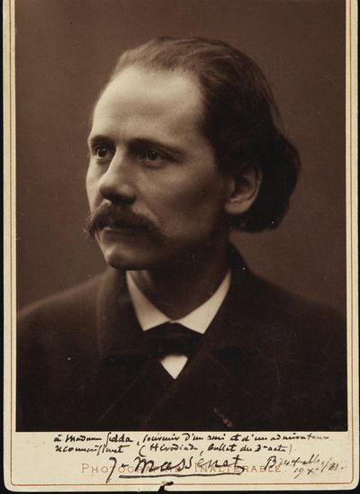 Portrait of the Composer Jules Massenet by Unbekannt