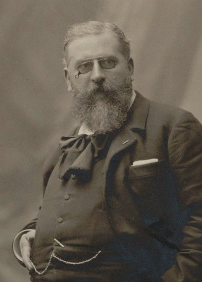 Portrait of the composer Raoul Pugno 1852-1914 by Unbekannt